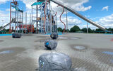 Das Bild zeigt die Wasserspielanlage im Bubenheimer Spieleland, Nörvenich_Bild9