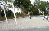Das Bild zeigt den Raumfahrt Spielplatz im Parc Kaltreis, Luxembourg_Bild2