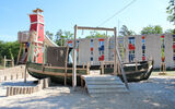 Das Bild zeigt den Abenteuerspielplatz im Ostseeferienzentrum in Markgrafenheide_Bild2