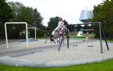 Das Bild zeigt den Raumfahrt Spielplatz im Parc Kaltreis, Luxembourg_Bild1