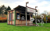 Das Bild zeigt den Wikinger-Kiosk im Tier- und Freizeitpark Thüle, Friesoythe_Bild1