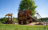 Das Bild zeigt den Trailplatz im Wildpark Frankenhof Reken_Bild2